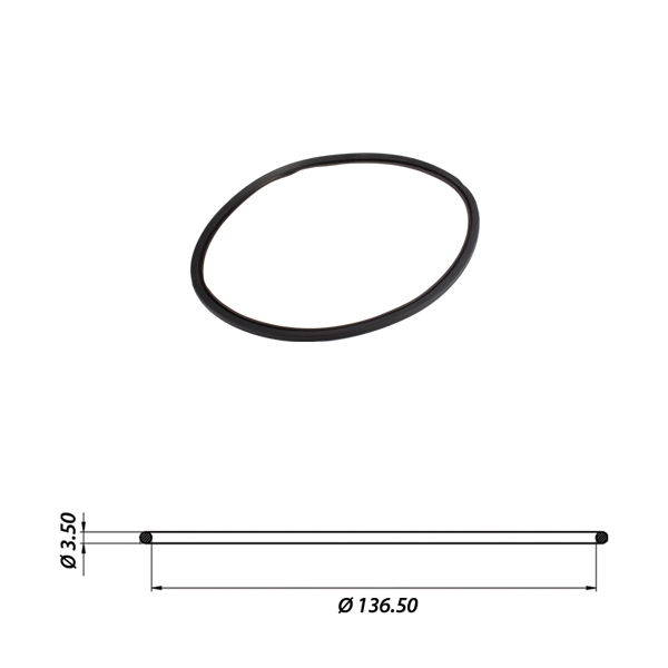 Уплотнительное кольцо 136,50 x 3,50