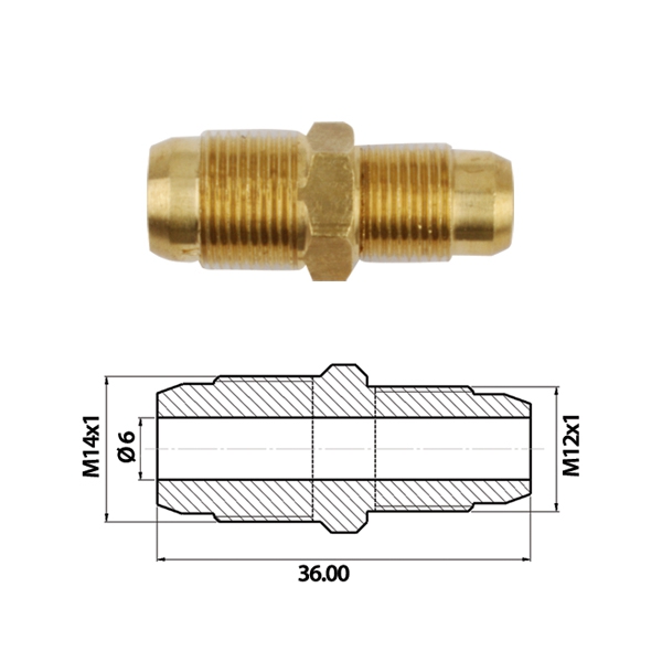 Переходник M14x1 / M12x1